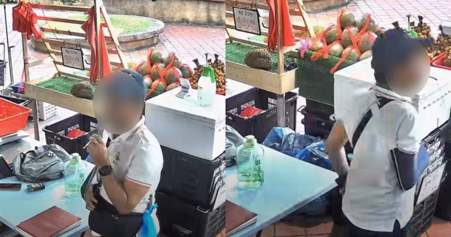 ‘Please do the right thing’: Yishun durian stall releases CCTV footage, appeals for return of staff member’s phone, Singapore News