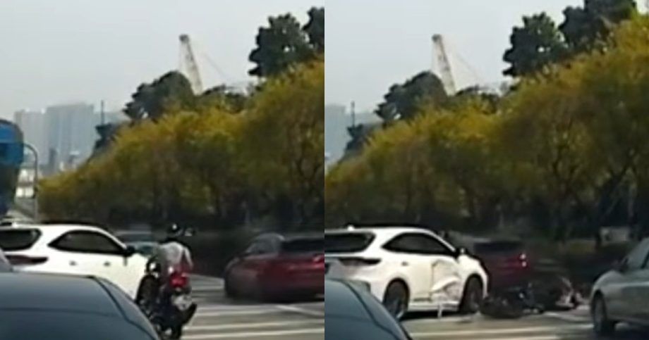 Motorcyclist, 18, crashes into car changing lanes on BKE; rider taken to hospital, Singapore News