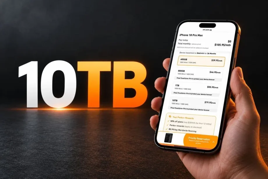 M1’s insane 10TB mobile data plan M1’s insane 10TB mobile data plan