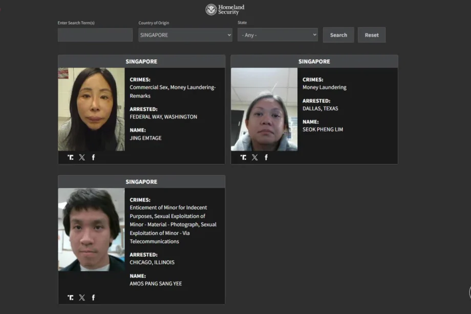 Third S’porean added to US ‘worst of worst’ criminal list Third S’porean added to US ‘worst of worst’ criminal list