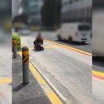 Elderly man rides PMA along bus lane in Bugis, sparking safety concerns, Singapore News
