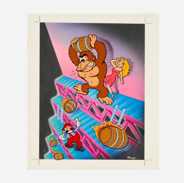 An Iconic Piece Of Gaming Artwork Just Fetched A Princely Sum At Auction