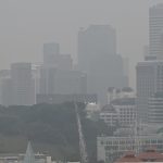 Air quality across Singapore remains in unhealthy range