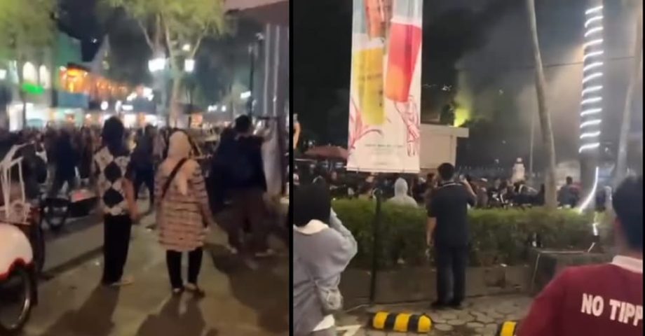 Hundreds Of Black-Clad Protesters Storm Government Building In Indonesia’s Yogya… Hundreds Of Black-Clad Protesters Storm Government Building In Indonesia’s Yogya…