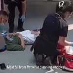 MOM probes helper’s fall during window cleaning