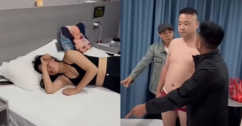 PRC Woman Allegedly Caught With Another Man In Hotel As Husband Confronts Pair PRC Woman Allegedly Caught With Another Man In Hotel As Husband Confronts Pair