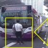 Man stands in middle of road, blocking bus in Bras Basah, Singapore News