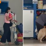 Women go through Bukit Panjang recycling bins, take clothes