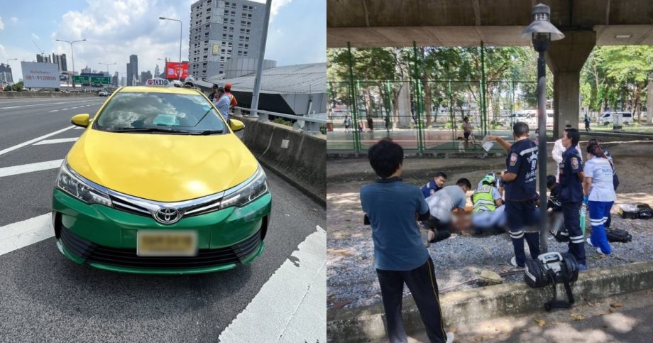 Singaporean man falls off Bangkok viaduct after fleeing taxi, Singapore News Singaporean man falls off Bangkok viaduct after fleeing taxi, Singapore News