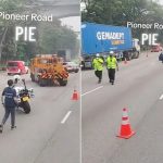 Woman found dead on Singapore expressway was hit by minibus in Jurong West; driver arrested