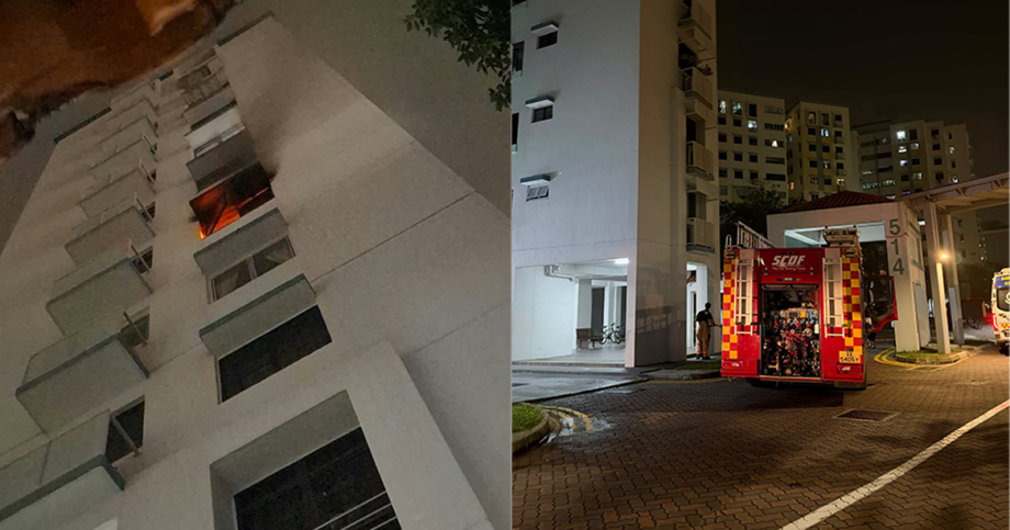 50 people evacuated after fire breaks out at Woodlands HDB flat, Singapore News 50 people evacuated after fire breaks out at Woodlands HDB flat, Singapore News