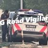 Police car crashes into road divider; cop helping with investigations