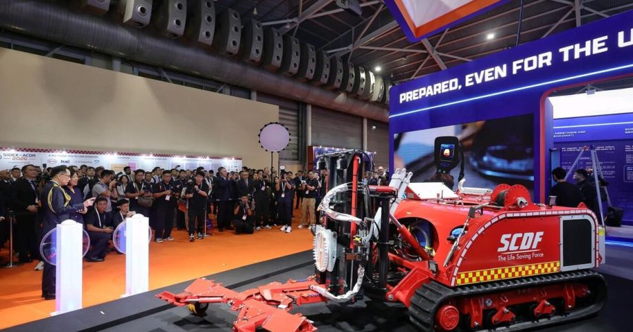 SCDF trials new robotic firefighter to handle EV fires