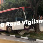 Bus skids on Airport Road, two taken to hospital