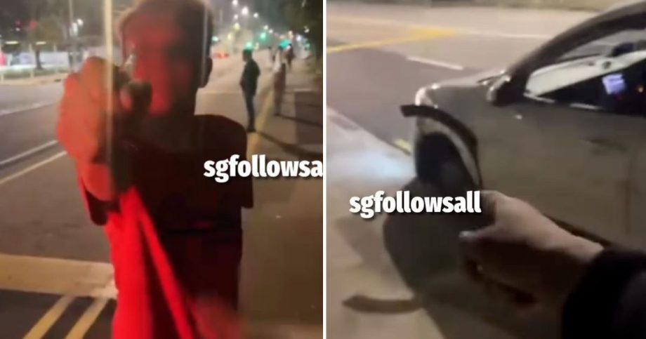 Kpods driver crashes, fights on East Coast Road