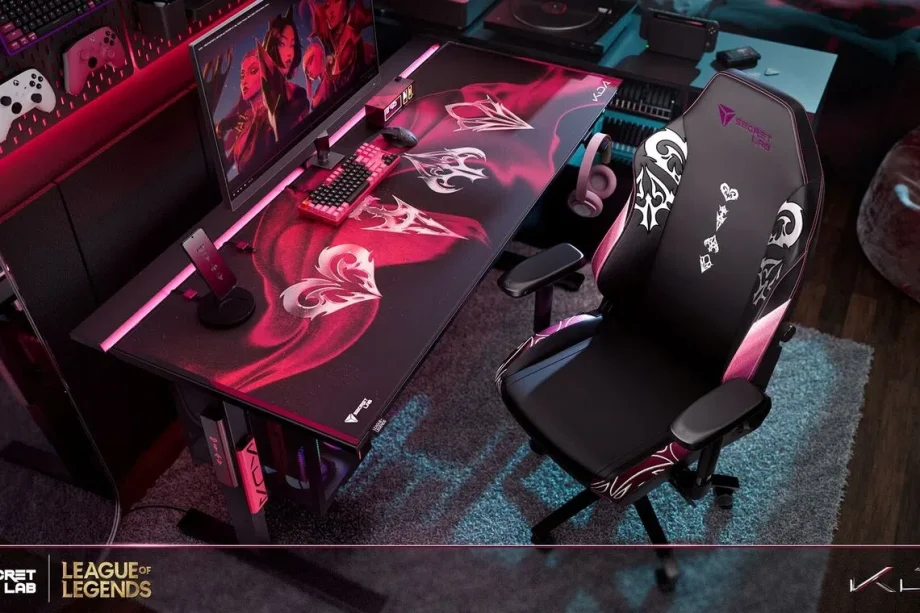 Secretlab & K/DA gaming chair collection Secretlab & K/DA gaming chair collection