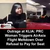 A Chinese woman allegedly caused a commotion on an AirAsia flight in KL after in…