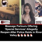 Massage Parlours Offering “Chicken Services” Allegedly Reopen After Police Raids…