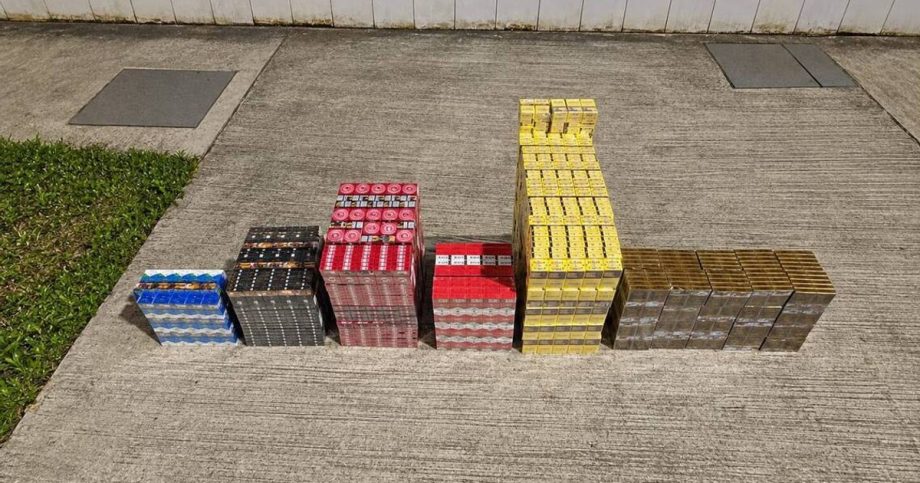 5 men arrested for cigarette smuggling near Marina South Wharves 5 men arrested for cigarette smuggling near Marina South Wharves