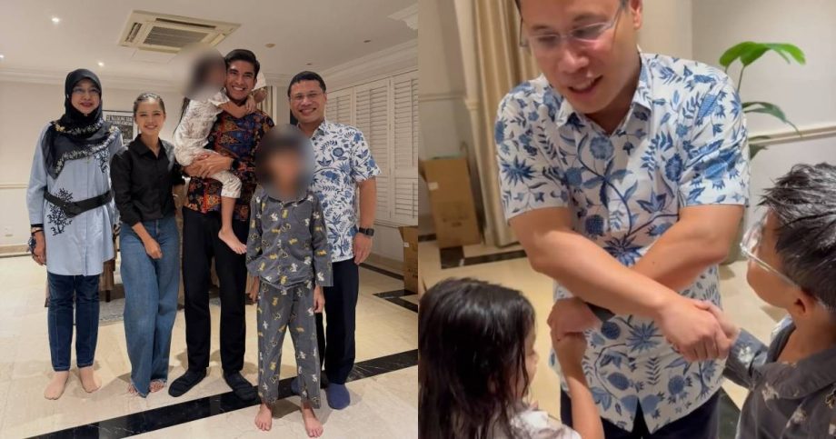 Syed Saddiq’s stepchildren in pyjamas steal the show during dinner with Desmond Lee, Singapore News Syed Saddiq’s stepchildren in pyjamas steal the show during dinner with Desmond Lee, Singapore News