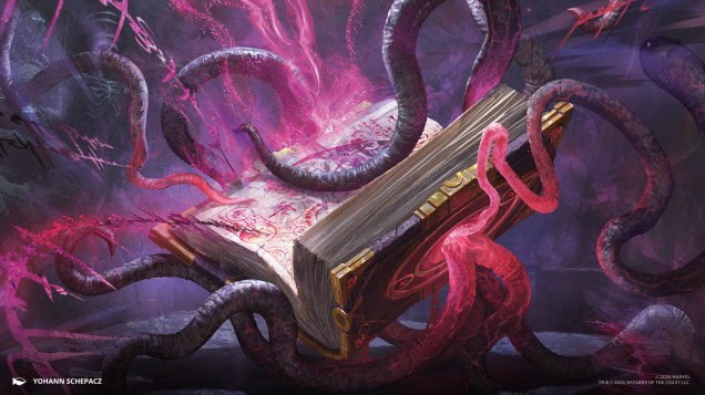 Marvel Darkhold Destiny Is Magic: The Gathering’s First Universes Beyond Set Of 2027 Marvel Darkhold Destiny Is Magic: The Gathering’s First Universes Beyond Set Of 2027