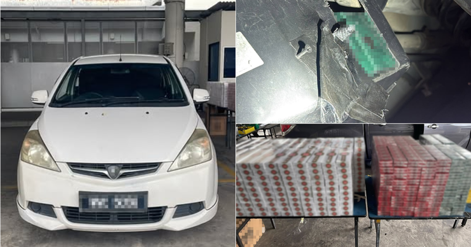 Man arrested at Woodlands Checkpoint after over 400 cartons of contraband cigarettes found hidden in car’s modified compartments, Singapore News Man arrested at Woodlands Checkpoint after over 400 cartons of contraband cigarettes found hidden in car’s modified compartments, Singapore News
