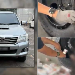 ICA officers slice open pickup truck tyres at Woodlands Checkpoint, find over 1,380 packets of duty-unpaid cigarettes , Singapore News