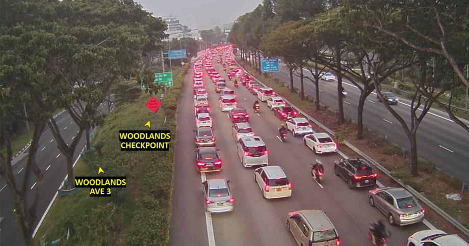 ‘Very heavy’ departure traffic at Woodlands Checkpoint on Oct 2, queue reached BKE: ICA, Singapore News ‘Very heavy’ departure traffic at Woodlands Checkpoint on Oct 2, queue reached BKE: ICA, Singapore News