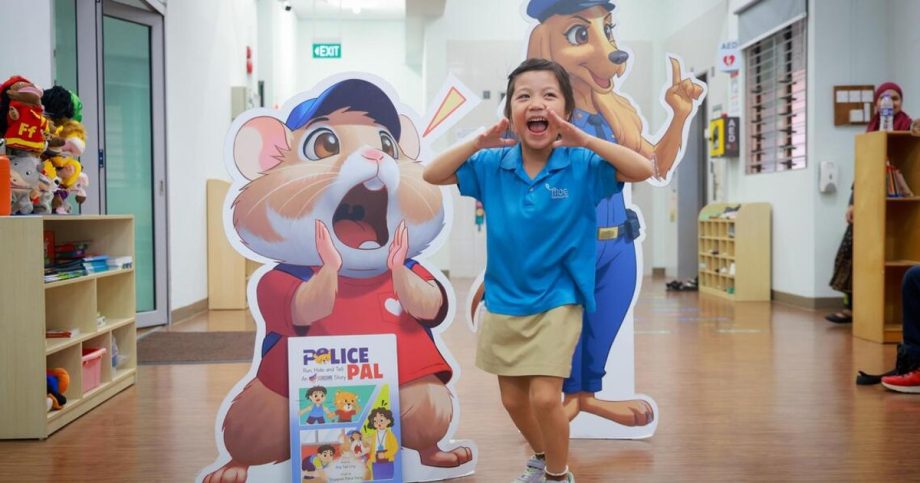Move over, Paw Patrol: S’pore pre-schoolers learn to run, hide and tell from a Police Pal guide