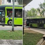 Six people injured in accident involving three public buses in Yishun