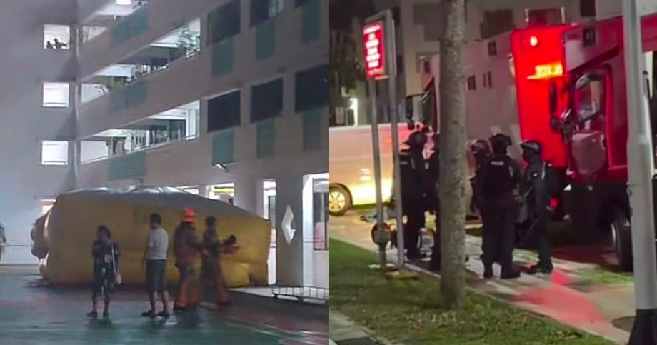 5-hour Bukit Panjang flat standoff ends in arrest of woman for criminal intimidation, insulting police officer, Singapore News