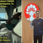 Chagee fan gets his own standee