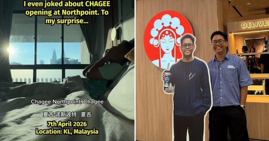 Chagee fan gets his own standee