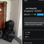 GrabFood rider upset over customer rubbish job