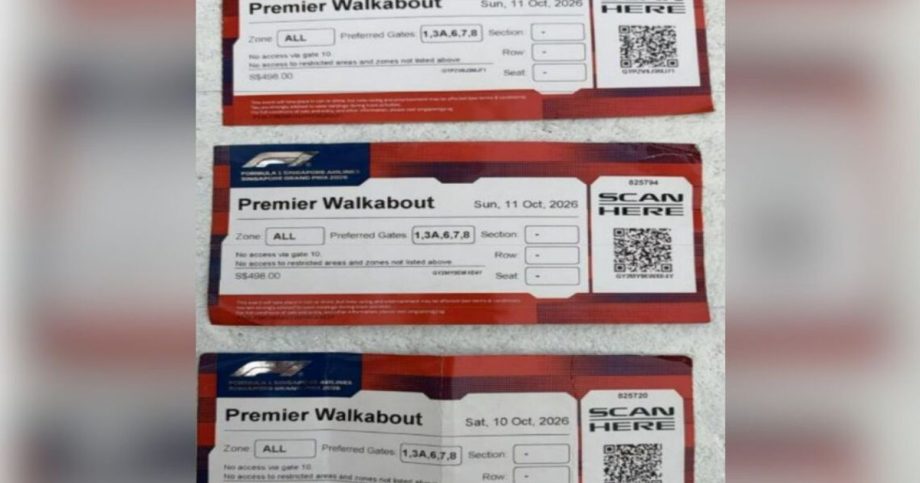 F1 Singapore Grand Prix trespass arrests