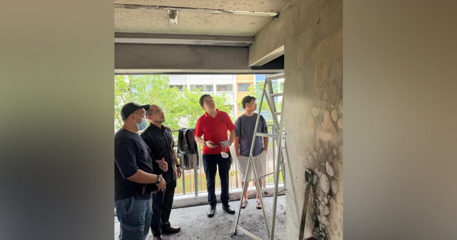 Yishun HDB block PMA fire cuts electricity supply