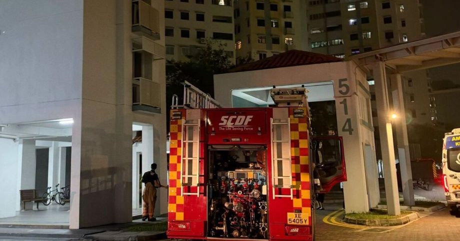 50 evacuated after Woodlands HDB flat fire