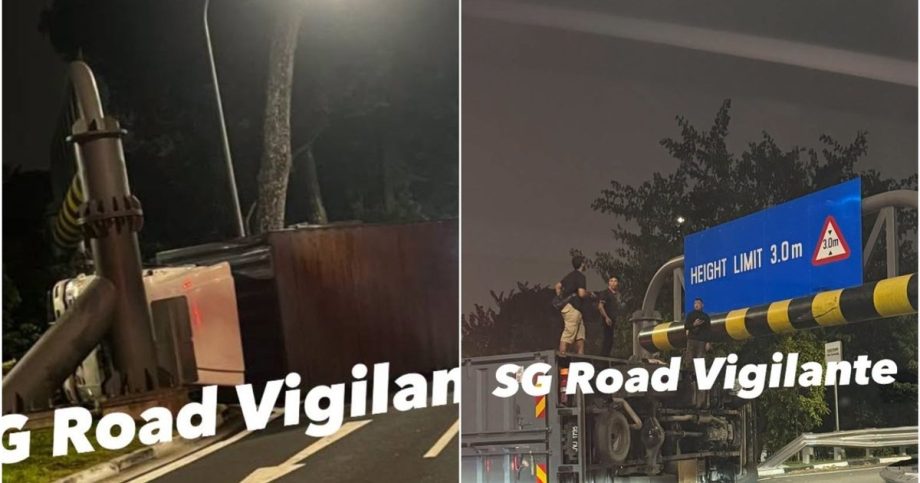 Lorry driver arrested after Dunearn Road accident Lorry driver arrested after Dunearn Road accident