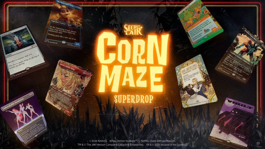 Wizards Announces MTG Secret Lair With Jim Henson’s Labyrinth and KPop Demon Hunters