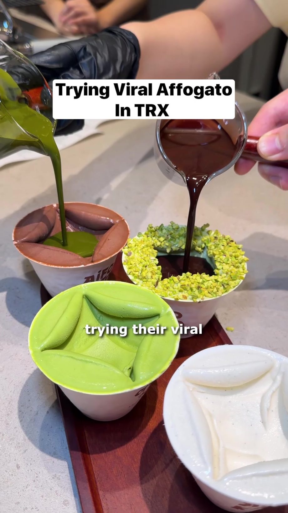 @danieldineskl Trying Singapore’s DIY Affogato Gelato  Aifokato, TRX Mall (openi…