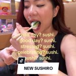 @addieblesausage just a girl who’s gonna be ok…..  #sushi #mukbang #sushirosinga…