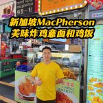 @sg.xiaowanzi 新加坡麦波申美味炸鸡意面和鸡饭Singapore Delicious Fried Chicken Pasta and Chicken…