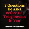 @love_value_752 When a man wants to invest in you, he will usually ask these thr…