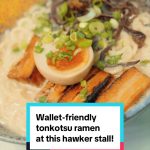 @8dayseat Tonkotsu ramen at just .90?! This hawker stall run by a former Japan…
