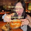 @anunyaaar we +3kg after this meal  #whattoeatinsg #foodie #singapore #sg #buffe…