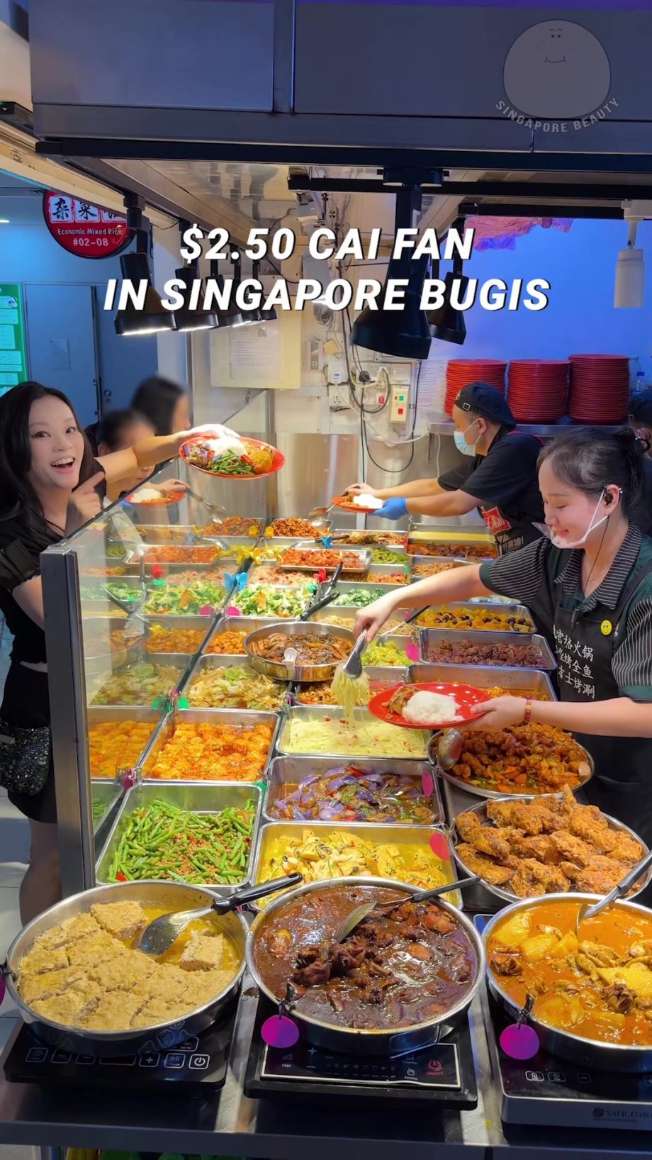 @singaporebeauty .50 Cai Fan in Singapore Bugis Cube. This mixed rice comes w… @singaporebeauty .50 Cai Fan in Singapore Bugis Cube. This mixed rice comes w…