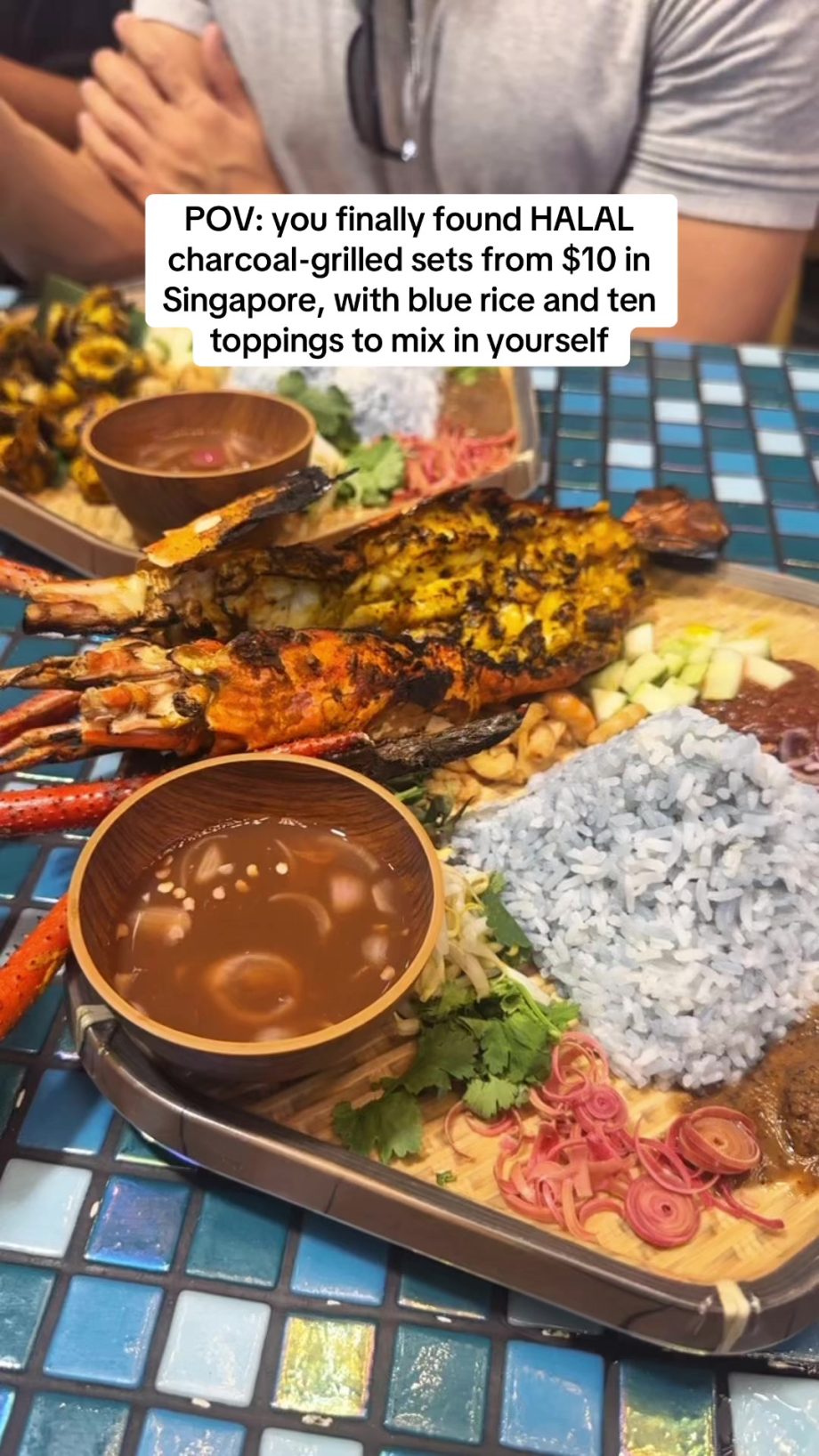 @asingaporeanabroad  Charcoal-grilled sets from  at a Geylang Serai kopitiam,…