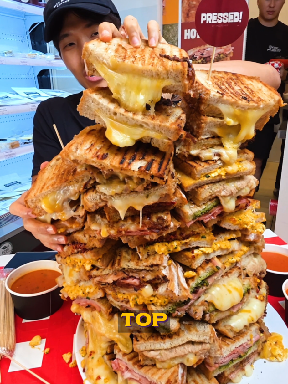 @zermattneo LARGEST grilled cheese mountain in a Singapore gas station — first e…