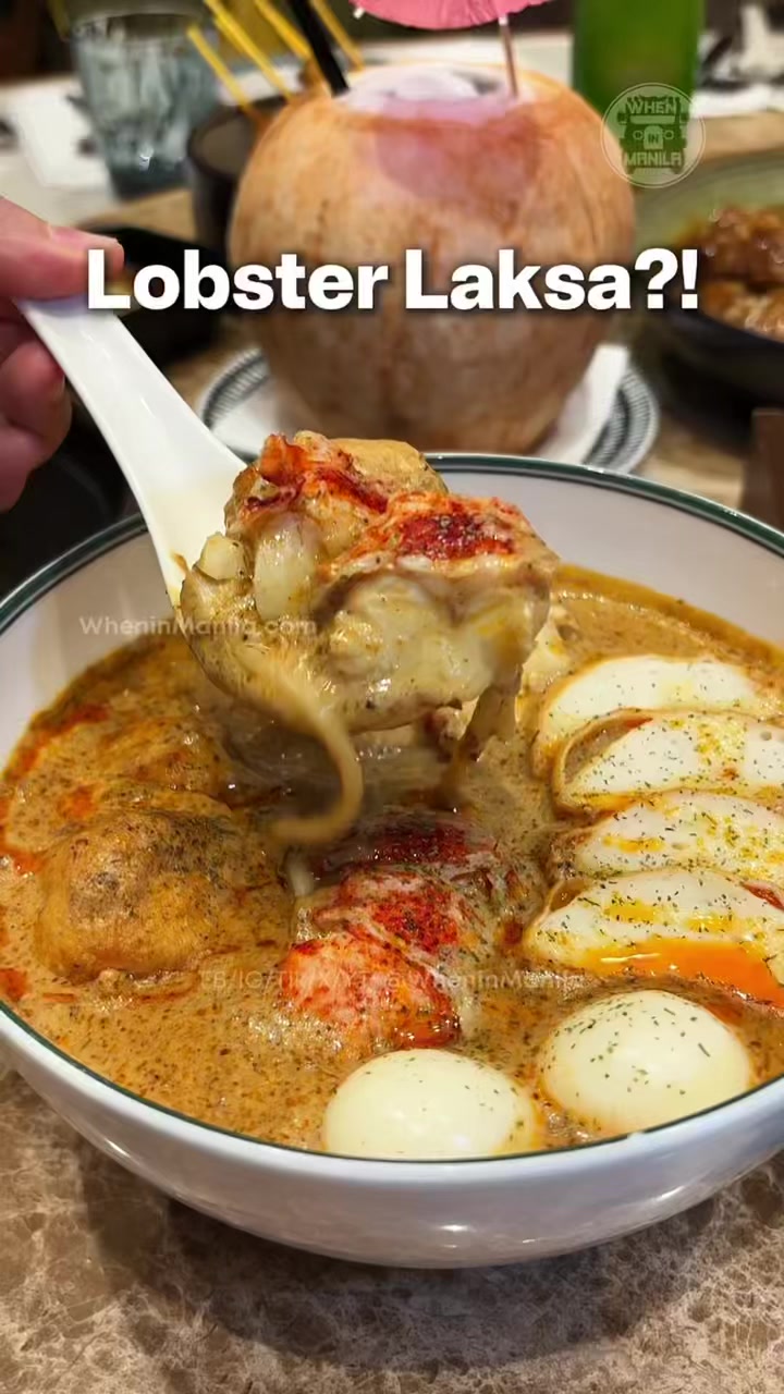 @wheninmanila Lobster Laksa and Mandarin Chicken Rice have officially arrived in…