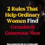 @love_value_752 Two rules that help an ordinary woman find a generous man. One o…